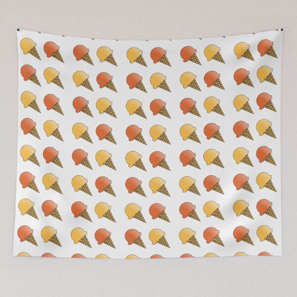 Item preview, 2 Flavor Ice Cream Pattern - Fall Palette designed and sold by MyBearNugget.