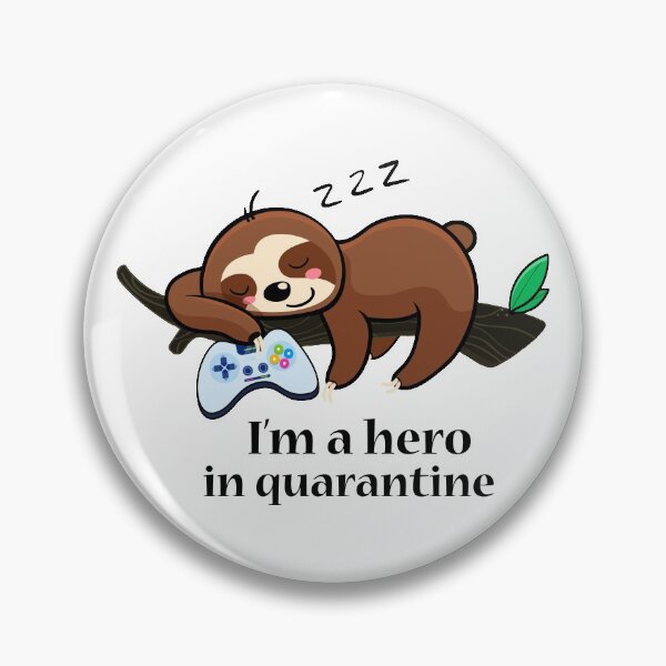 Item preview, Lazy sloth sleeping on a branch designed and sold by DeuterosDigital.