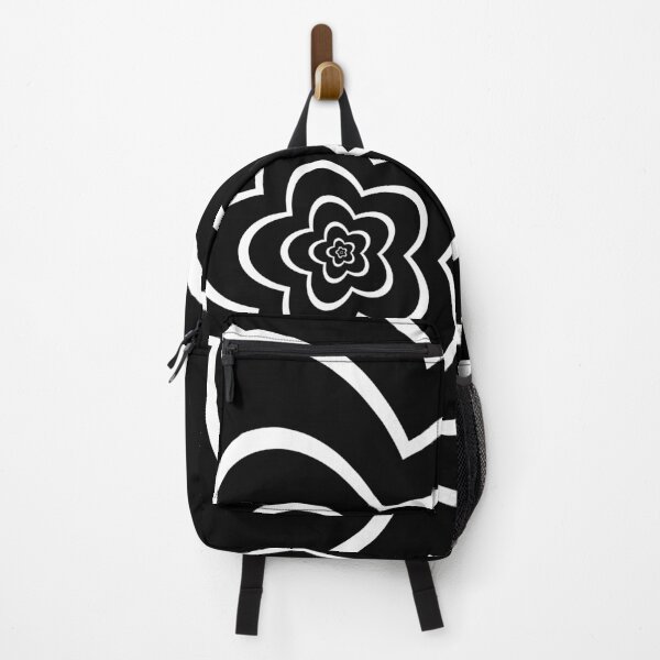 Item preview, Black and white flower pattern designed and sold by popgrunge.