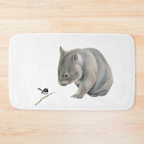 Item preview, Happy Wombat and Wren designed and sold by RachaelCurryArt.
