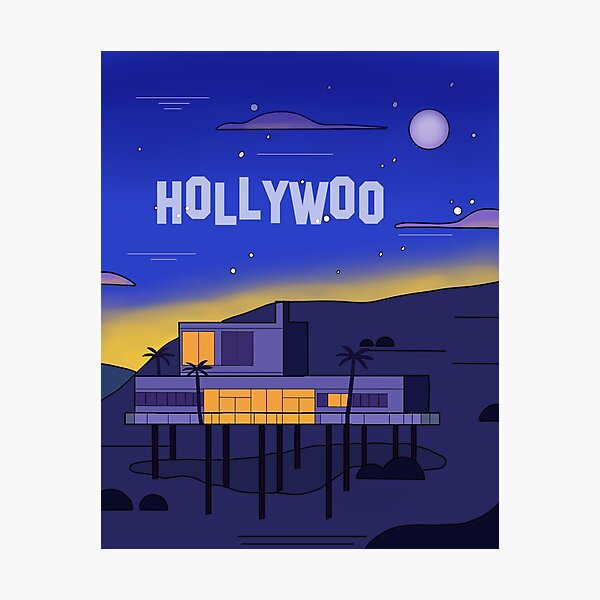 Hollywoo House Landscape Photographic Print