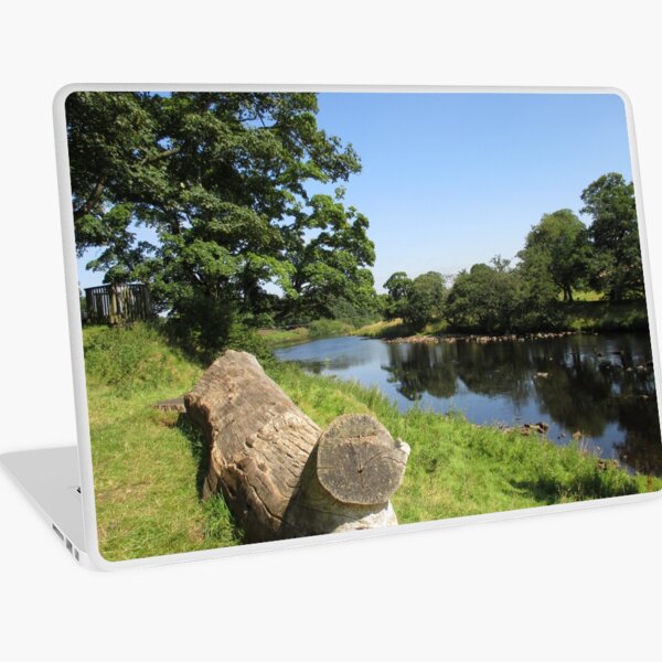 Merch #97 -- Stream Between Trees - Shot 6 (Hadrian's Wall) Laptop Skin