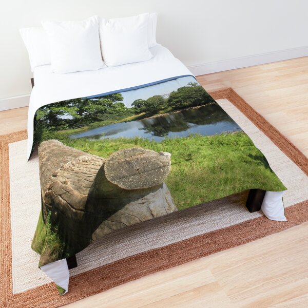 Merch #97 -- Stream Between Trees - Shot 6 (Hadrian's Wall) Comforter