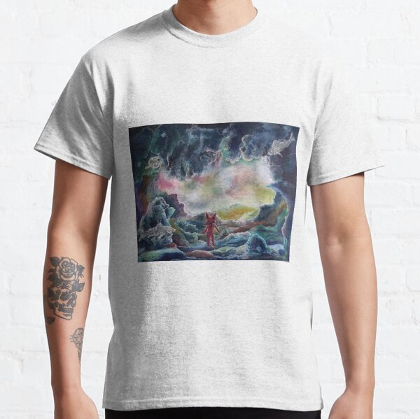 Der rote Fuchs in der Höhle Classic T-Shirt