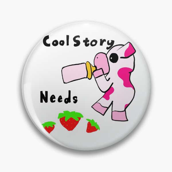 Item preview, Strawberry Cow Cartoon designed and sold by Hungrydots.