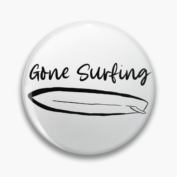 Item preview, Gone Surfing Single Fin Surfboard designed and sold by TheSaltSirens.