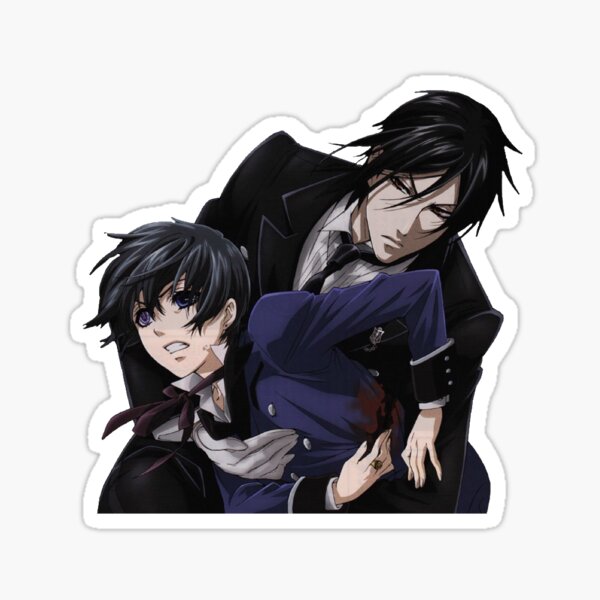 Kuroshitsuji Ciel Phantomhive Shieru Black Butler Anime Car Window Sticker  002