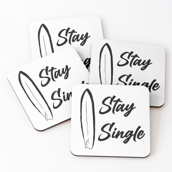 Item preview, Funny Stay Single Fin Surfboard Surf Design designed and sold by TheSaltSirens.
