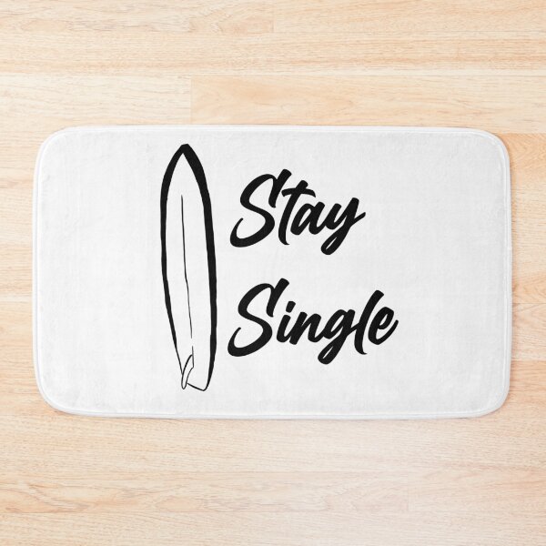 Item preview, Funny Stay Single Fin Surfboard Surf Design designed and sold by TheSaltSirens.