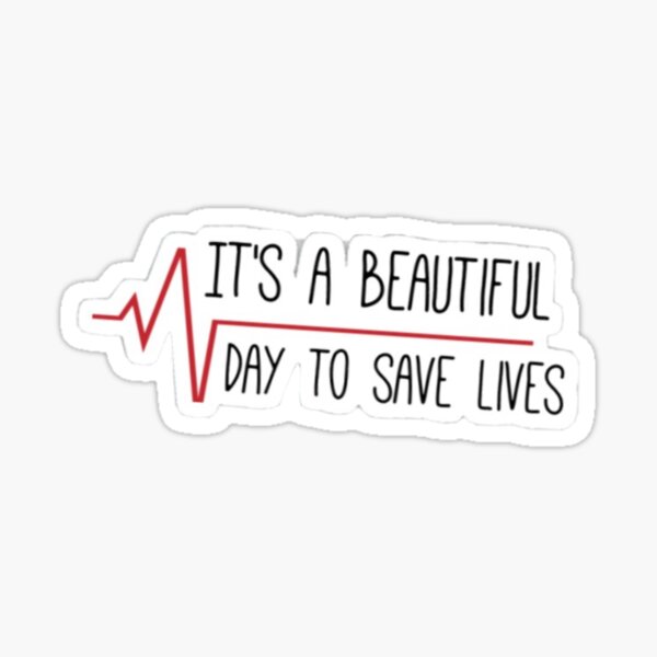 grey s anatomy sticker sticker by kittyarix redbubble