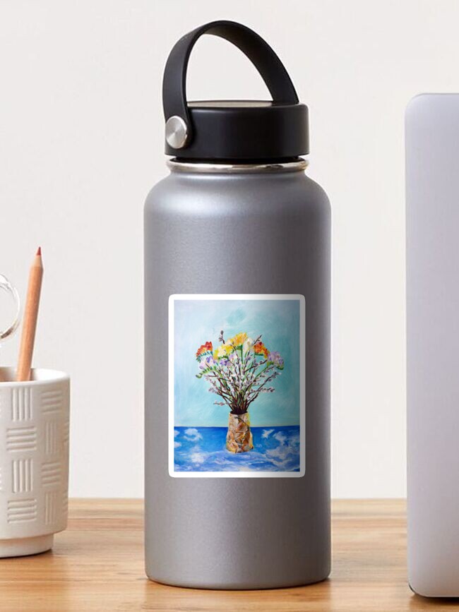 Thumbnail 1 von 3, Sticker, Blumen zum Geburtstag designt und verkauft von LillianBerthel.
