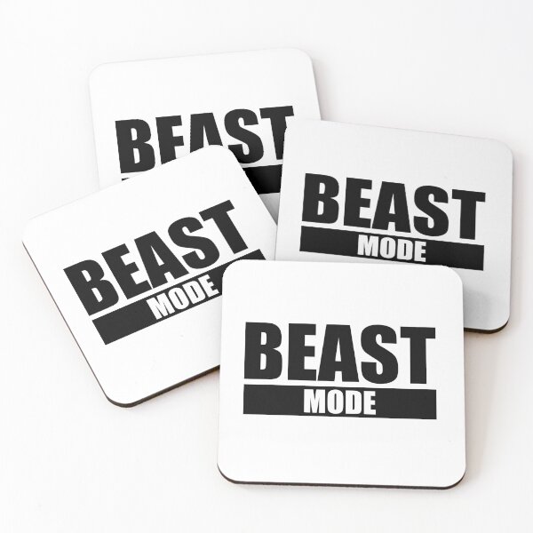 Item preview, Beast Mode Gym Quote designed and sold by maniacfitness.