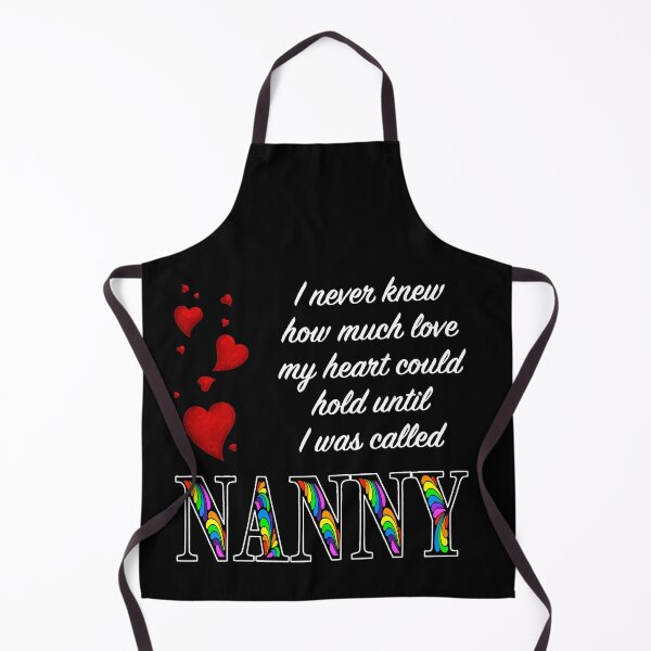 Item preview, I Never Knew How Much Love My Heart Could Hold... Nanny - Black by Amanda M Lucas designed and sold by Amanda Lucas.
