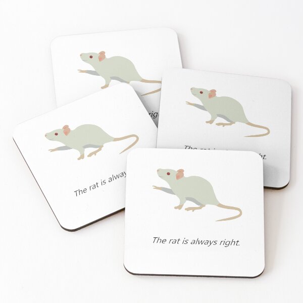 Item preview, The rat is always right. designed and sold by JoeyTheBoey.