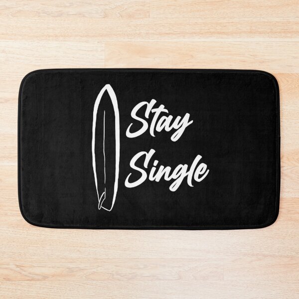 Item preview, Funny Stay Single Fin Surfboard Surf Design designed and sold by TheSaltSirens.