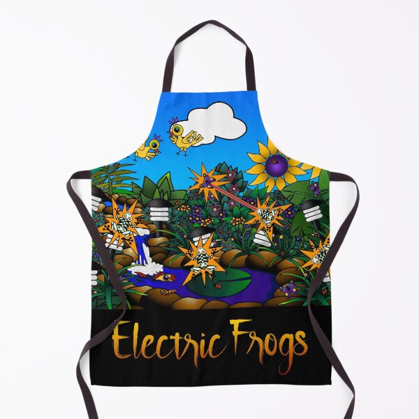 Item preview, Electric Frogs - With Title by Amanda M Lucas designed and sold by Amanda Lucas.