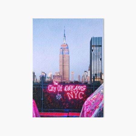 The City of Dreams Art Board Print