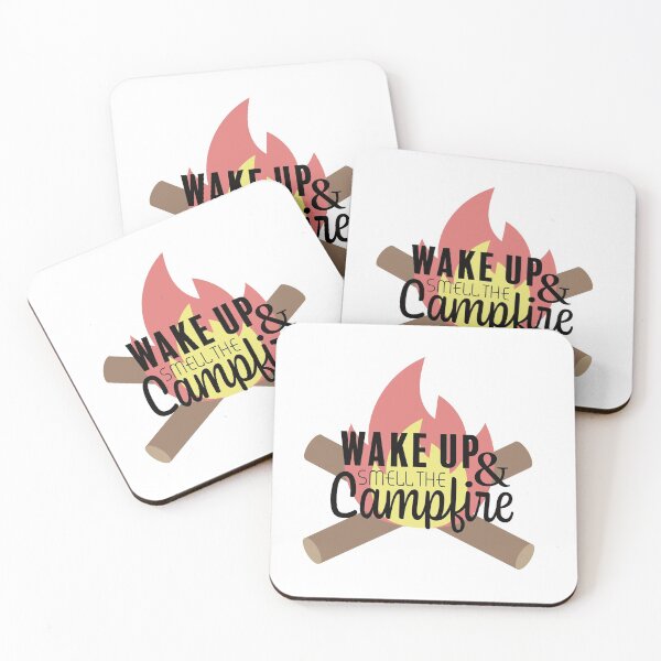 Item preview, Wake Up and Smell the Campfire designed and sold by AdventureTee.