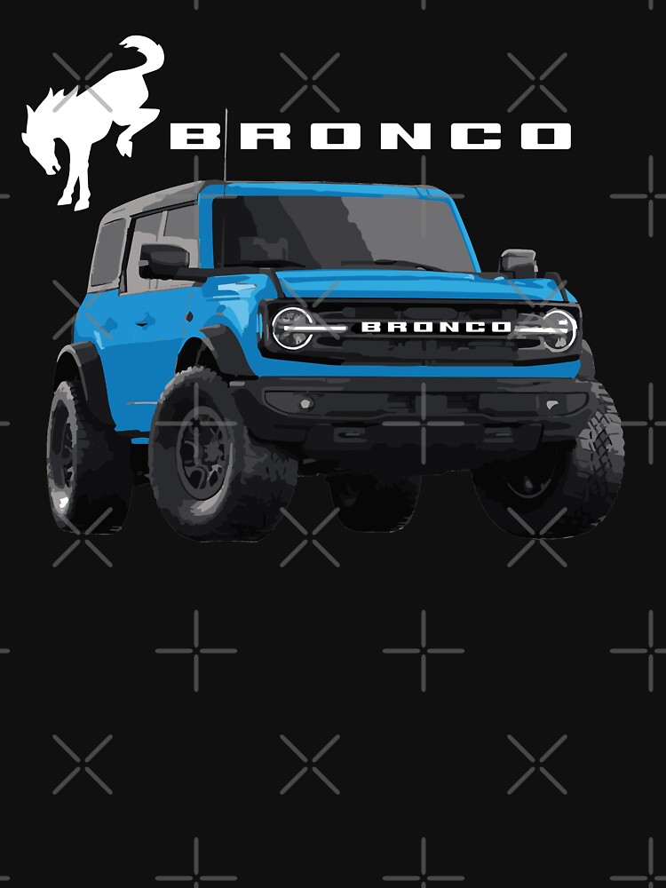 Ford Bronco USA Wildtrack Velocity Blue Essential T-Shirt for Sale by  cowtownCOWBOY