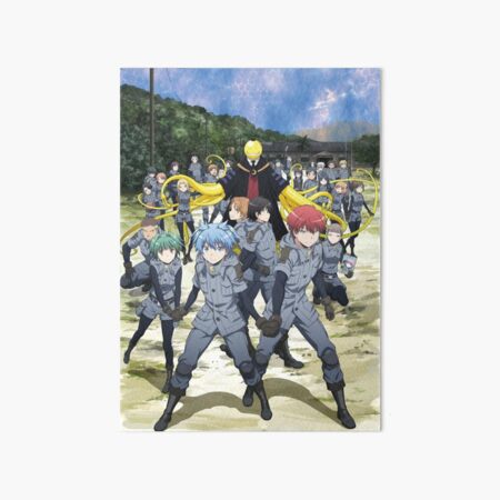 Assassination classroom Koro Sensei Study outdoor artwork Impression rigide