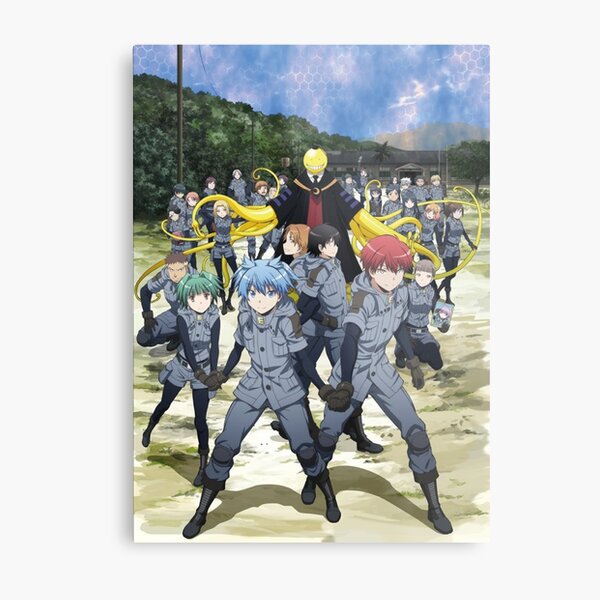 Assassination classroom Koro Sensei Study outdoor artwork Metal Print