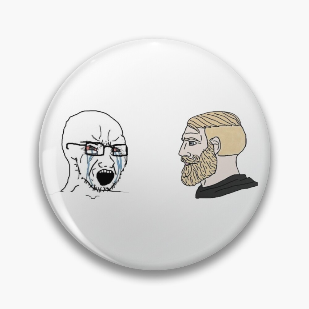 Soyboy versus Chad Wojak Meme 