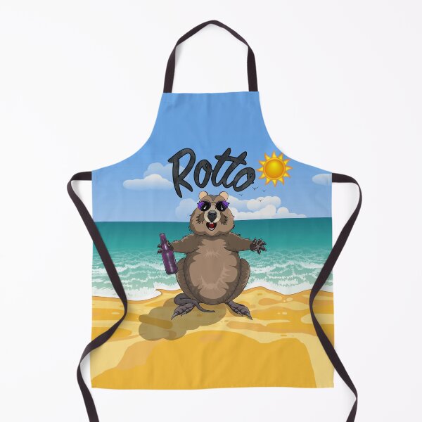 Item preview, Rotto - Rottnest Island Quokka on the Beach [Text Over] by Amanda M Lucas designed and sold by Amanda Lucas.