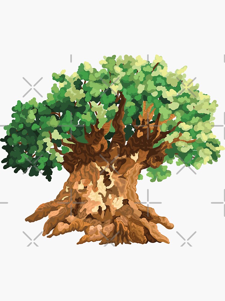 "The Tree of Life, Animal Kingdom" Sticker by laughingplace55 | Redbubble