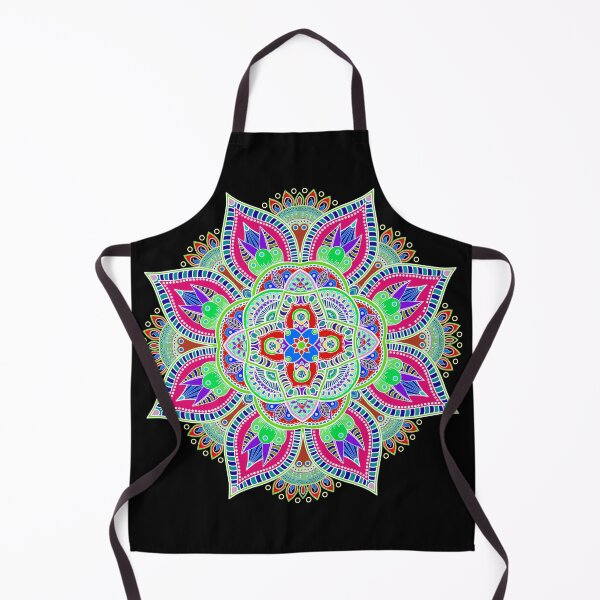 Item preview, Mandala 2 - Geometric Pattern with White Outline - on Black by Amanda M Lucas designed and sold by Amanda Lucas.