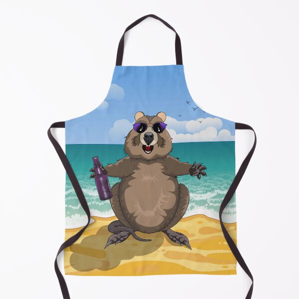 Item preview, Dude, It’s Summer! Quokka at the Beach by Amanda M Lucas designed and sold by Amanda Lucas.