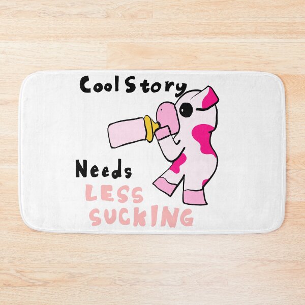Item preview, Strawberry Cow Cartoon Sucking designed and sold by Hungrydots.