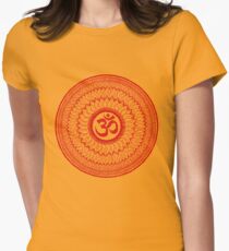 Camiseta entallada para mujer om mandala (liáliom)