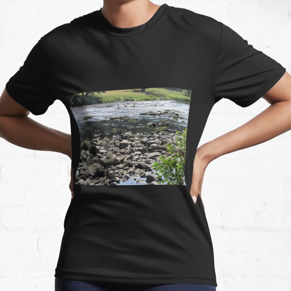 Merch #98 -- Stream Stones - Shot 1 (Hadrian's Wall) Active T-Shirt