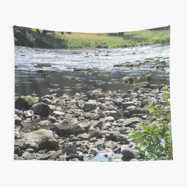 Merch #98 -- Stream Stones - Shot 1 (Hadrian's Wall) Tapestry