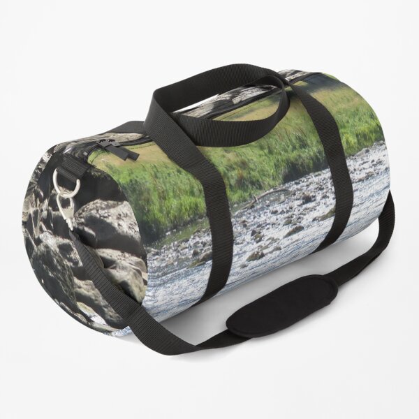 Merch #98 -- Stream Stones - Shot 1 (Hadrian's Wall) Duffle Bag