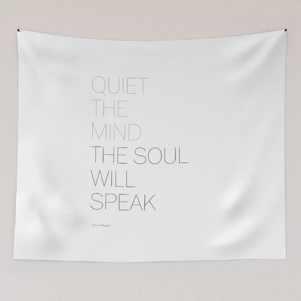 Item preview, Quiet the mind. Soul will speak designed and sold by The Art of the  Pause.