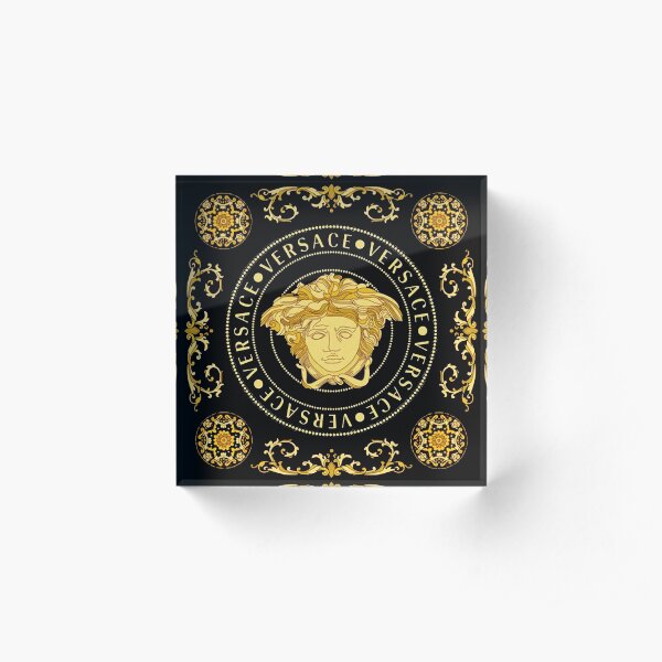 versace black versace Acrylic Block