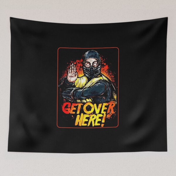 Item preview,  Mortal Kombat GET OVER HERE!!! designed and sold by Shinobi23.