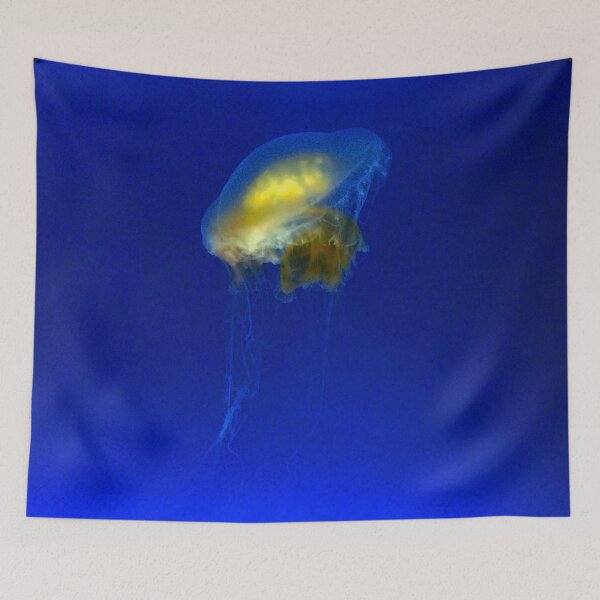 Item preview, Beautiful Jellyfish in Blue Water designed and sold by impetum.