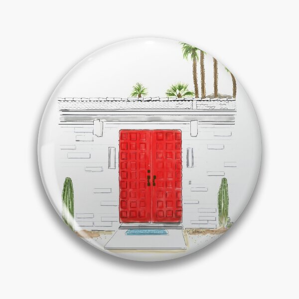 Item preview, Red Hot Palm Springs Door designed and sold by kschowe.