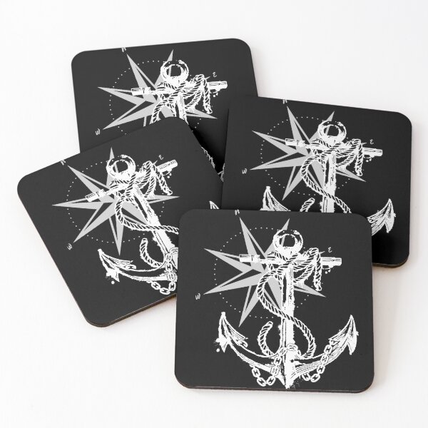 Item preview, Anker compass design maritime nautical designed and sold by shurikaner.
