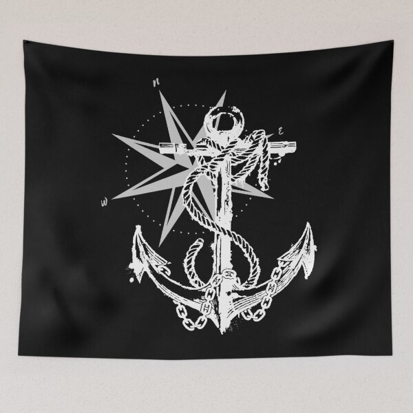 Item preview, Anker compass design maritime nautical designed and sold by shurikaner.