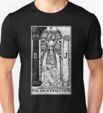 The High Priestess Tarot Card - Major Arcana - fortune telling - occult Slim Fit T-Shirt