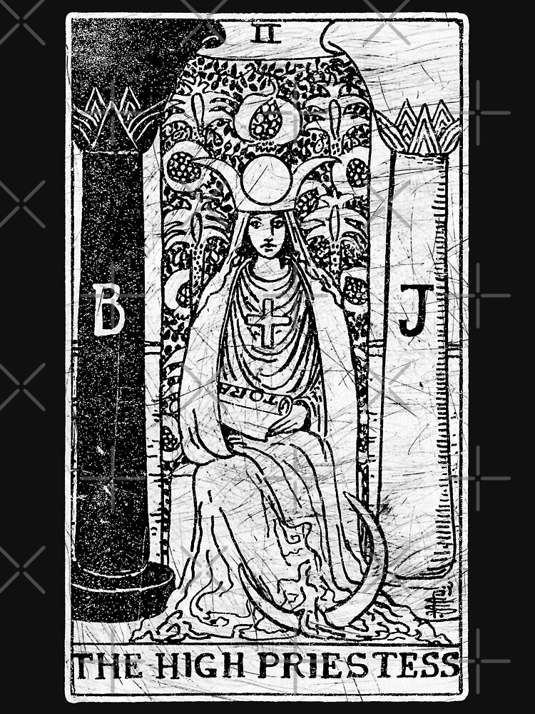 The High Priestess Tarot Card - Major Arcana - fortune telling - occult by createdezign