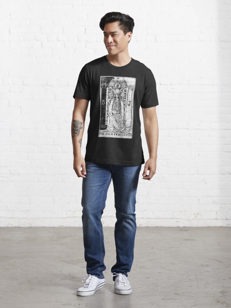 Alternate view of The High Priestess Tarot Card - Major Arcana - fortune telling - occult Essential T-Shirt