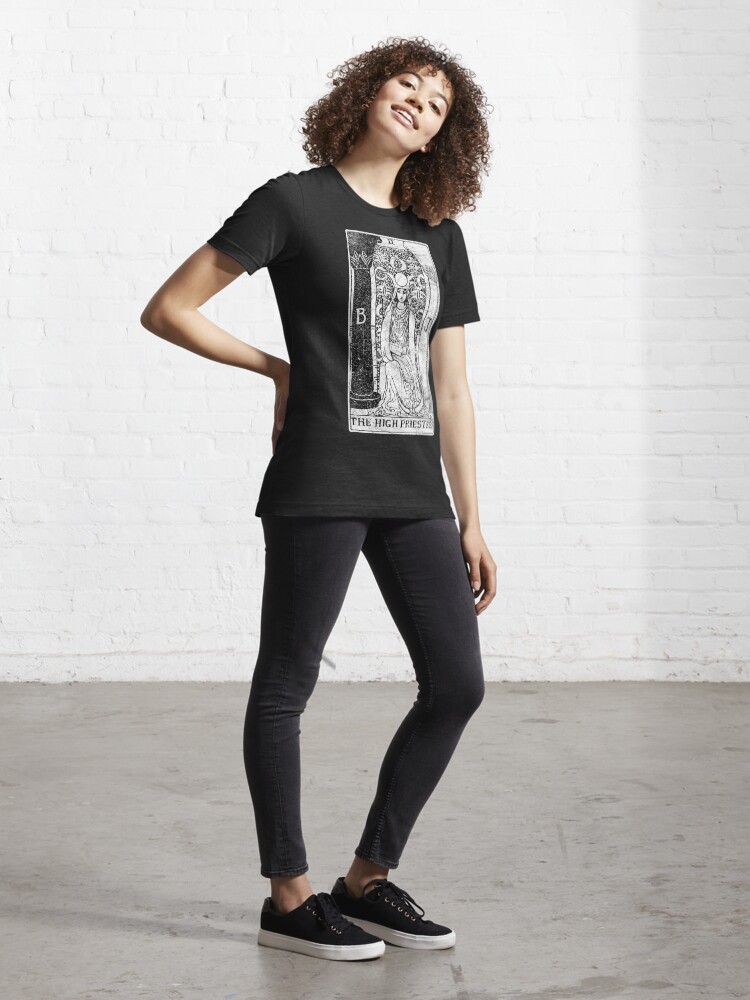 Alternate view of The High Priestess Tarot Card - Major Arcana - fortune telling - occult Essential T-Shirt