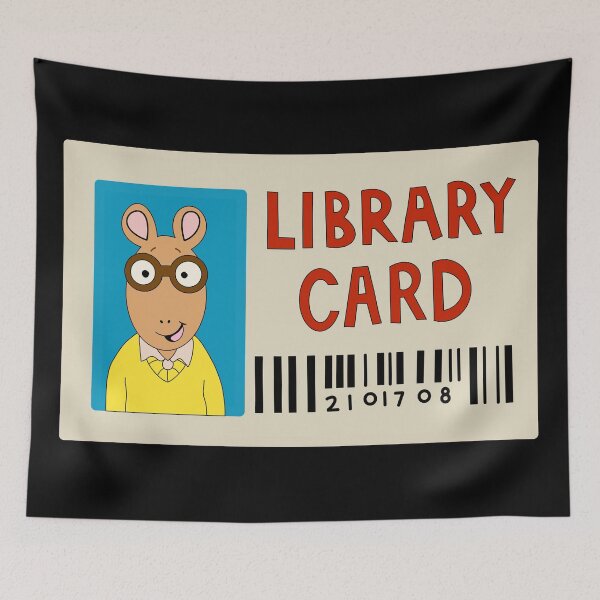 Item preview, Arthur Library Card designed and sold by aclaggett.