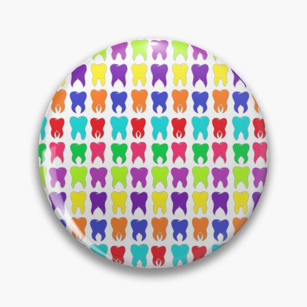 Item preview, Rainbow Mismatched Teeth designed and sold by thehippiehygienist.