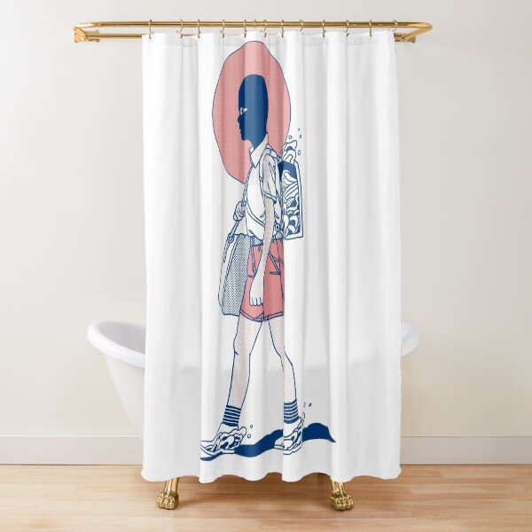 Jalan Kaki Shower Curtain