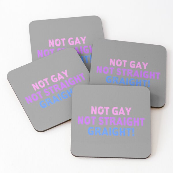 Item preview, Not Gay Not Straight Graight Funny Bisexual Bi Pride designed and sold by nikkidawn74.